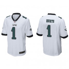 Men's Philadelphia Eagles Jalen Hurts White Game Jersey