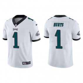 Men's Philadelphia Eagles Jalen Hurts White Vapor Limited Jersey