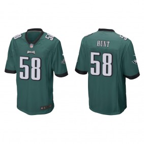 Men's Jalyx Hunt Philadelphia Eagles Green Game Jersey