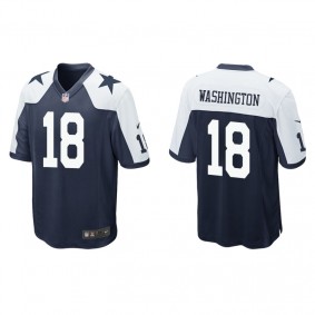 Men's Dallas Cowboys James Washington Navy Alternate Game Jersey