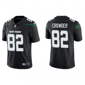 Men's New York Jets Jamison Crowder Black Vapor Limited Jersey