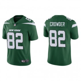 Men's New York Jets Jamison Crowder Green Vapor Limited Jersey