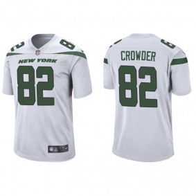 Men's New York Jets Jamison Crowder White Game Jersey