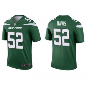 Men's New York Jets Jarrad Davis Green Legend Jersey