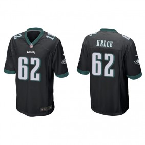 Men's Philadelphia Eagles Jason Kelce Black Game Jersey