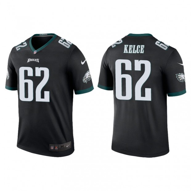 Jason Kelce Black Jersey Eagles Legend