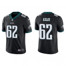 Men's Philadelphia Eagles Jason Kelce Black Vapor Limited Jersey