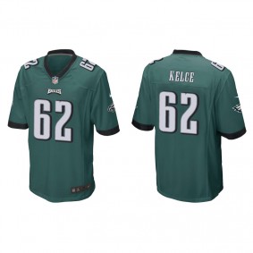 Men's Philadelphia Eagles Jason Kelce Green Game Jersey