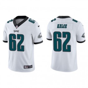 Men's Philadelphia Eagles Jason Kelce White Vapor Limited Jersey