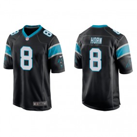 Men's Carolina Panthers Jaycee Horn Black Game Jersey