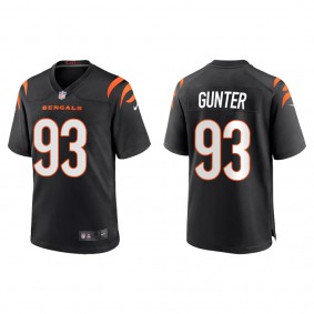 Men's Cincinnati Bengals Jeffrey Gunter Black Game Jersey