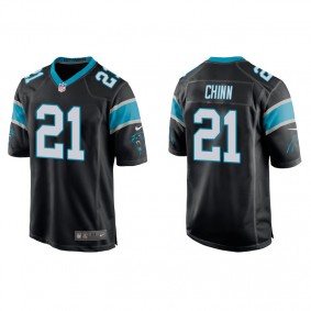 Men's Carolina Panthers Jeremy Chinn Black Game Jersey