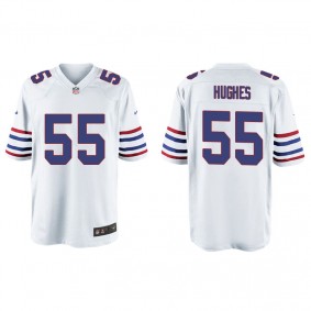 Men's Buffalo Bills Jerry Hughes White Alternate Game Jersey