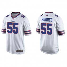 Men's Buffalo Bills Jerry Hughes White Game Jersey