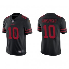 Men's San Francisco 49ers Jimmy Garoppolo Black Vapor Limited Jersey