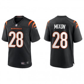 Men's Cincinnati Bengals Joe Mixon Black Game Jersey