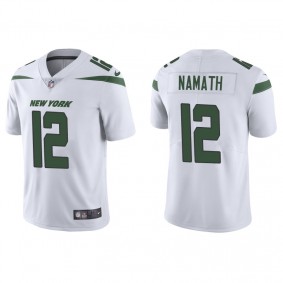 Men's New York Jets Joe Namath White Vapor Limited Jersey