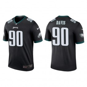 Men's Philadelphia Eagles Jordan Davis Black 2022 NFL Draft Legend Jersey