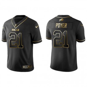 Men's Buffalo Bills Jordan Poyer Black Golden Edition Jersey