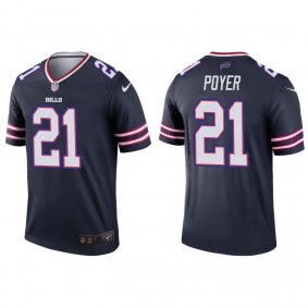 Men's Buffalo Bills Jordan Poyer Navy Inverted Legend Jersey