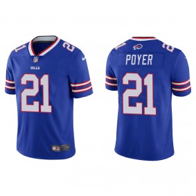 Men's Buffalo Bills Jordan Poyer Royal Vapor Limited Jersey