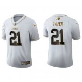 Men's Buffalo Bills Jordan Poyer White Golden Edition Jersey