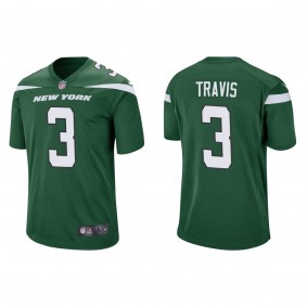 Men's Jordan Travis New York Jets Green Game Jersey