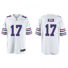 Men's Buffalo Bills Josh Allen White Alternate Game Jersey