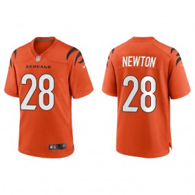 Men's Josh Newton Cincinnati Bengals Orange Game Jersey