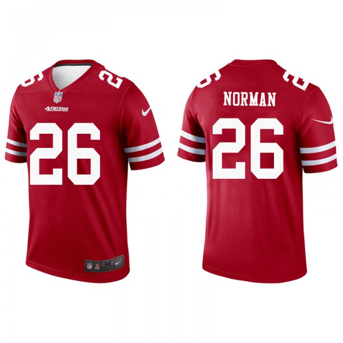 Josh Norman Scarlet Jersey 49ers Legend