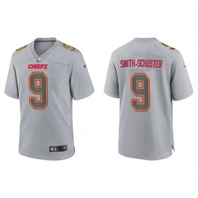 Men's JuJu Smith-Schuster Kansas City Chiefs Gray Atmosphere Fashion Game Jersey