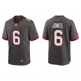 Men's Tampa Bay Buccaneers Julio Jones Pewter Alternate Game Jersey