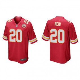 Men's Kansas City Chiefs Justin Reid Red Game Jersey