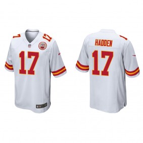 Men's Kamal Hadden Kansas City Chiefs White Game Jersey