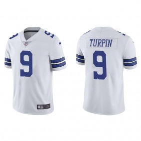 Men's Dallas Cowboys KaVontae Turpin White Vapor Limited Jersey