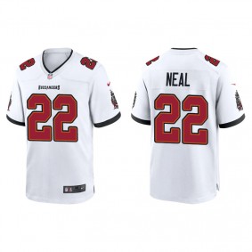 Men's Tampa Bay Buccaneers Keanu Neal White Game Jersey