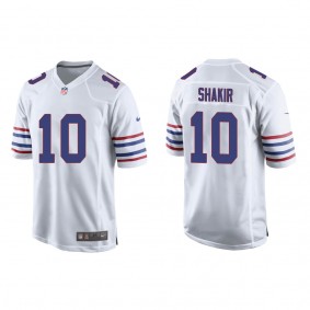 Men's Buffalo Bills Khalil Shakir White Alternate Game Jersey