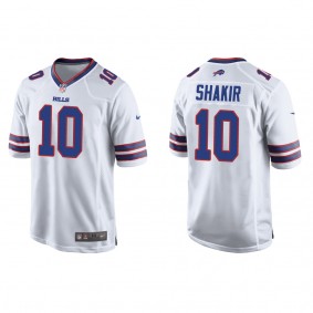 Men's Buffalo Bills Khalil Shakir White Game Jersey