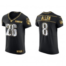 Men's Washington Commanders Kyle Allen Black Golden Edition Elite Jersey