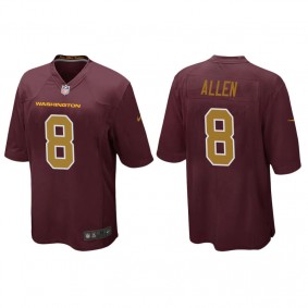 Men's Washington Football Team Kyle Allen Burgundy Alternate Game Jersey