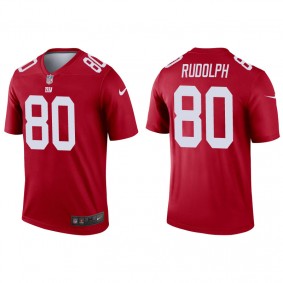 Men's New York Giants Kyle Rudolph Red Inverted Legend Jersey