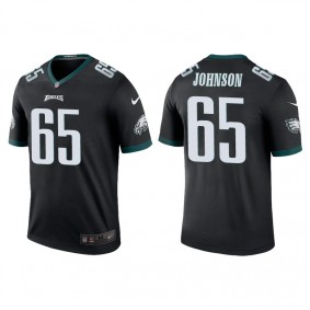 Men's Philadelphia Eagles Lane Johnson Black Legend Jersey