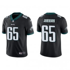 Men's Philadelphia Eagles Lane Johnson Black Vapor Limited Jersey