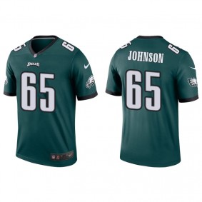 Men's Philadelphia Eagles Lane Johnson Green Legend Jersey