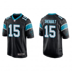 Men's Carolina Panthers Laviska Shenault Black Game Jersey