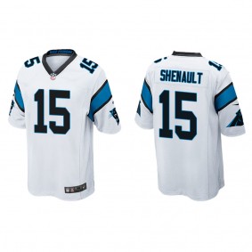 Men's Carolina Panthers Laviska Shenault White Game Jersey