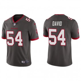 Men's Tampa Bay Buccaneers Lavonte David Pewter Vapor Limited Jersey