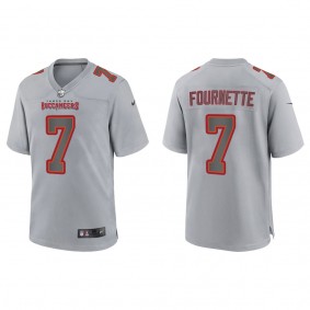 Men's Leonard Fournette Tampa Bay Buccaneers Gray Atmosphere Fashion Game Jersey