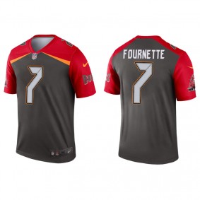 Men's Tampa Bay Buccaneers Leonard Fournette Pewter Inverted Legend Jersey