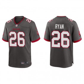 Men's Tampa Bay Buccaneers Logan Ryan Pewter Alternate Game Jersey